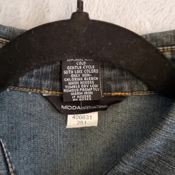 Victoria’s Secret Vintage Denim dress size 12 By Moda International - Picture 4 of 8